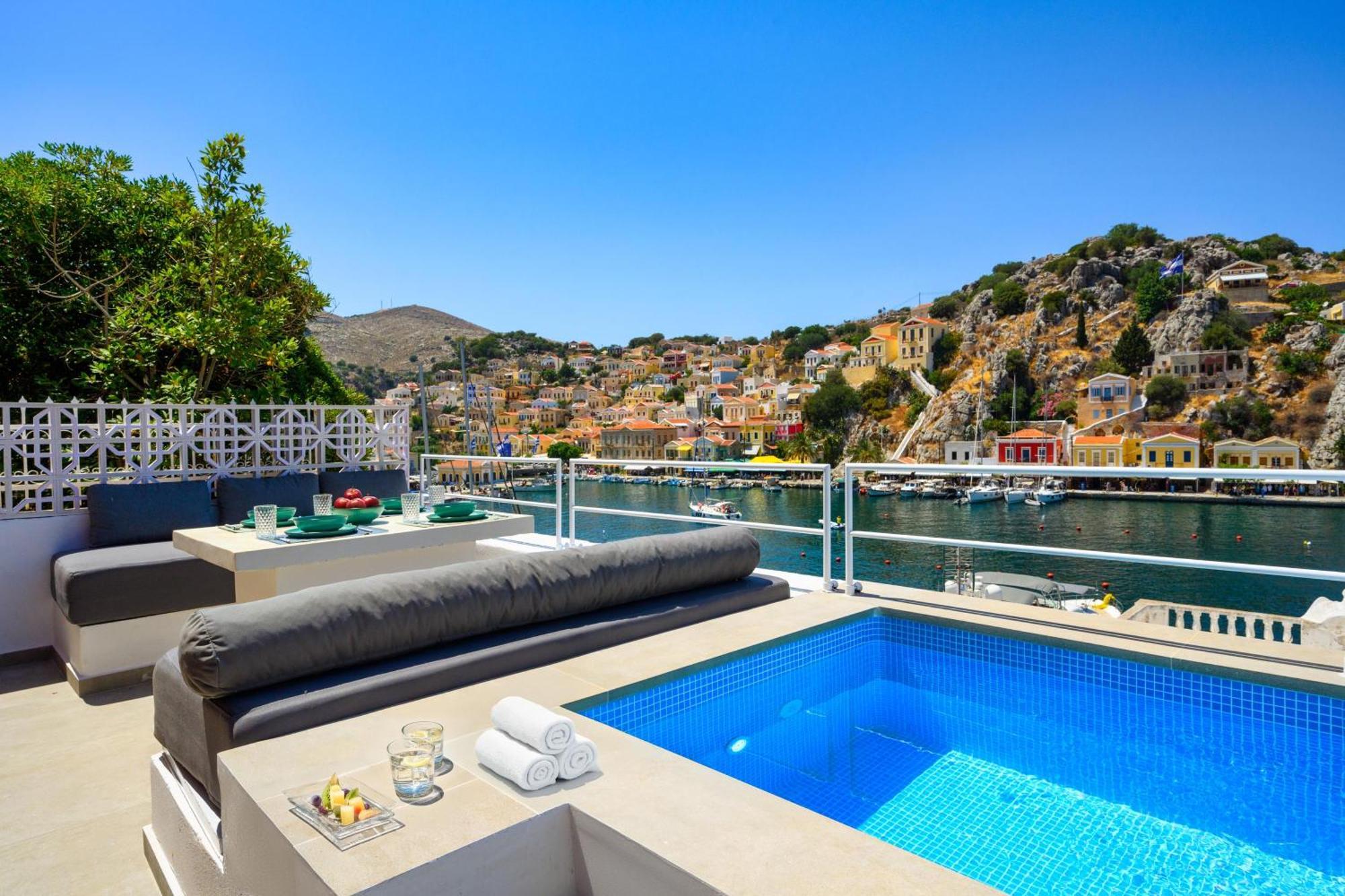 Annikas Port View-Ground Apartment Symi Exterior photo